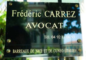 Cabinet d'avocat CARREZ à Nice, antibes, et cuneo